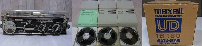 オープンリールテープとデッキ