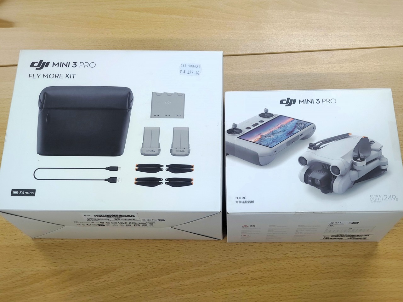 DJI Mini 3 Pro fly more comboパッケージ