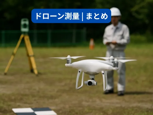 まとめ ドローン測量